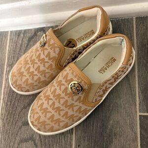 Michael Kors Tan Slip-On Sneakers